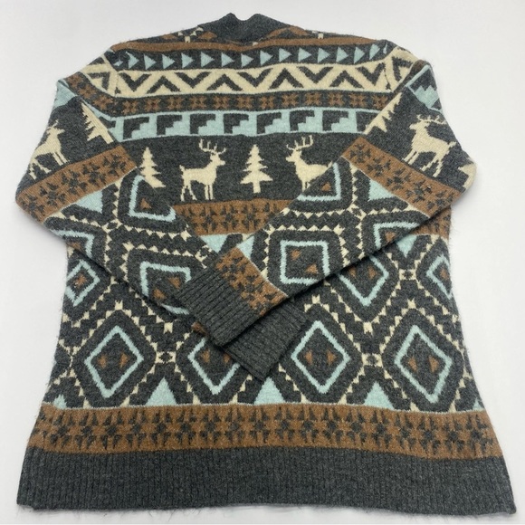 Women's Cardigan S/M V-Neck Button Front Gray/Brown/Blue SOFT COZY - Picture 13 of 15